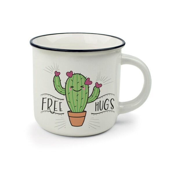 Cup-Puccino Tazza in Porcellana Cactus- LEGAMI® - Flooky