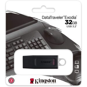 Pen Drive USB 3.2 32GB Kingston DataTraveler Exodia