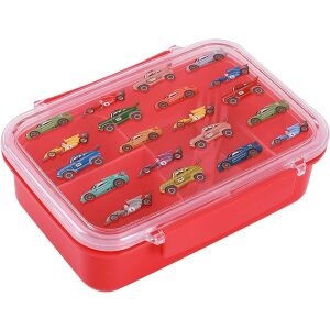 IDRINK®- Lunch box con divisorio, forchetta e cucchiaio 18.5 x 13.4 x 6 cm (CARS)