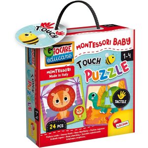 Lisciani Giochi Montessori Baby Touch Puzzle – Stimolazione Educativa per i Più Piccoli