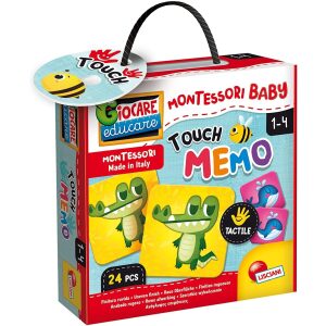 Montessori Baby Touch Memo Lisciani – Gioco Educativo Sensoriale per Bambini