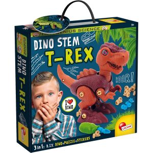 I’M A Genius Dino STEM T-Rex Lisciani – Costruisci e Scopri il Padrone del Mesozoico