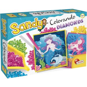 Sandy Colorando Diamonds: Kit Arte con Diamantini per Bambini
