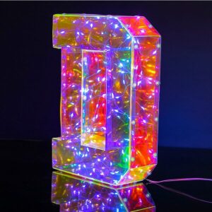 Lettera D Luminosa LED i-Total – Carattere e Stile in Ogni Spazio