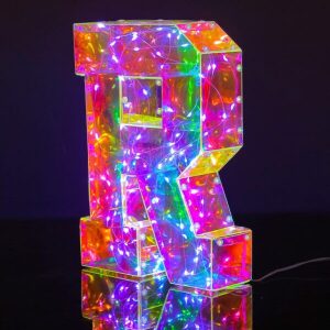 Lettera R Luminosa LED i-Total – Carattere e Stile in Ogni Spazio