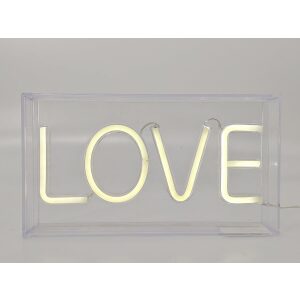 Insegna LED “Love” I-TOTAL – Illuminazione Decorativa per Interni