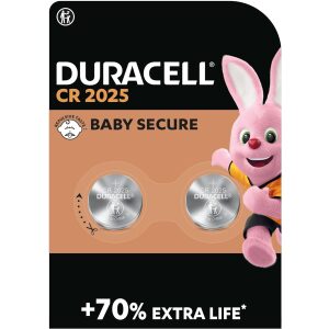 Batterie Duracell CR2025 al Litio – Confezione Sicurezza Bambini