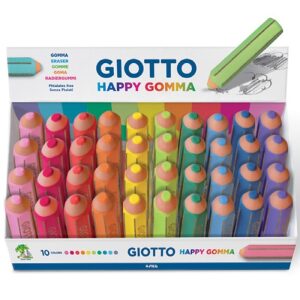 Gomma Happy Giotto Colori Arcobaleno